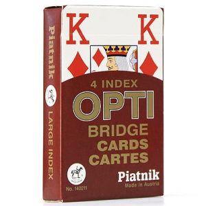 Игральные карты Piatnik "Опти-бридж", увеличенный индекс