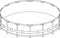 Каркас бассейна Intex Prizm Frame 366х122см