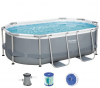 Каркасный бассейн Bestway 5614A 305х200х84 Oval Power Steel Pool